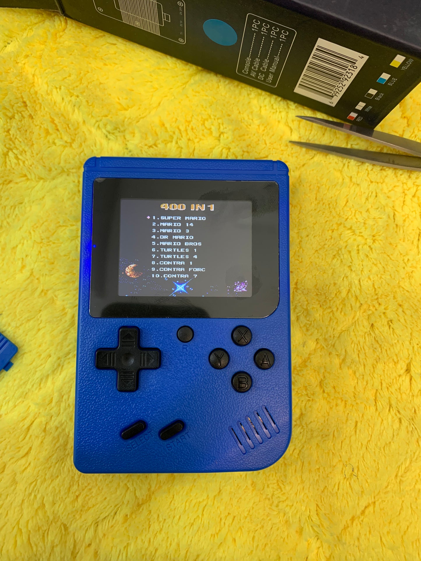 Mini Video game with 400 games