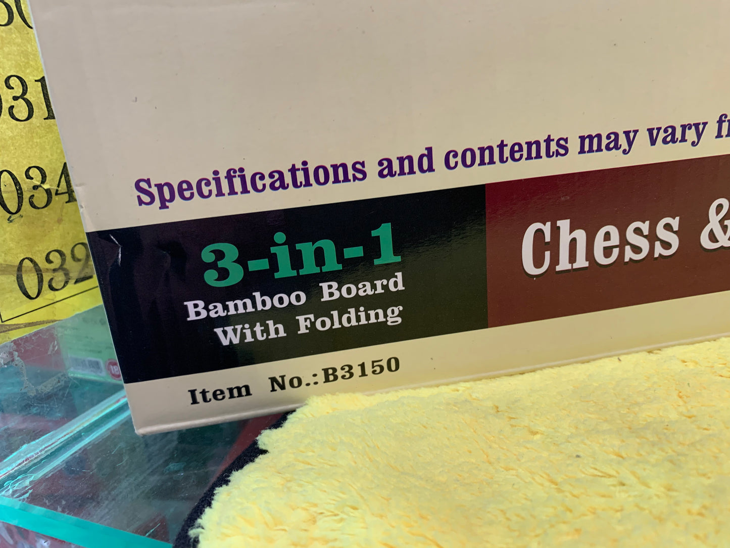 Wooden Chess With Wooden Accessories